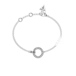 Bracelet Femme Guess Bijoux JUBB03162JWRHS - CIRCLE LIGHTS Acier Argent