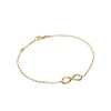 Bracelet Femme infinity plaqué or Maison de la Bijouterie UYZYU3ZV