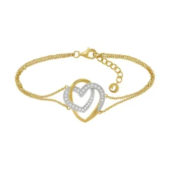 Bracelet Femme Jourdan AMK055 - ROXANE - Argent Doré