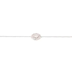 Bracelet Femme Kosma Paris Dentelle - Argenté Blanc