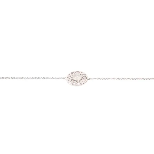 Bracelet Femme Kosma Paris Dentelle - Argenté Blanc