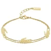 Bracelet Femme Lacoste Crocodile - 2040470 Acier Doré