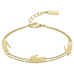 Bracelet Femme Lacoste Crocodile - 2040470 Acier Doré