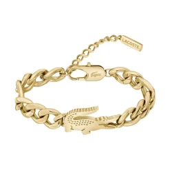 Bracelet Femme Lacoste Crocodile - 2040374 Acier Doré