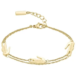 Bracelet Femme Lacoste Crocodile - 2040470 Acier Doré
