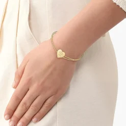 Bracelet Femme Lacoste Love My Croc - 2040400 Acier Doré