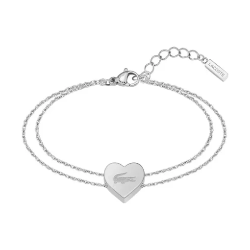 Bracelet Femme Lacoste Love My Croc - 2040396 Acier Argent