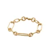 Bracelet femme maille 3-1 plaqué or Maison de la Bijouterie YUY003Y0