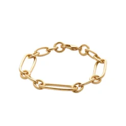Bracelet femme maille 3-1 plaqué or Maison de la Bijouterie YUY003Y0