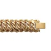 Bracelet femme maille américaine plaqué or - YZYYY0ZU