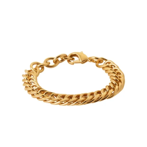 Bracelet femme maille fantaisie plaqué or Maison de la Bijouterie YU0UUUZU