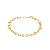 Bracelet femme maille ronds fantaisie plaqué or Maison de la Bijouterie YUZ0ZWZV