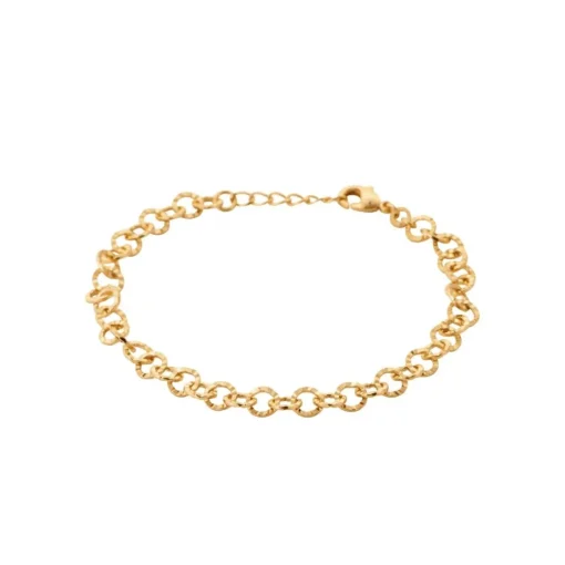 Bracelet femme maille ronds fantaisie plaqué or Maison de la Bijouterie YUZ0ZWZV
