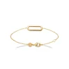 Bracelet femme maillon ovale plaqué or Maison de la Bijouterie UYZWUVZV