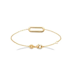 Bracelet femme maillon ovale plaqué or Maison de la Bijouterie UYZWUVZV
