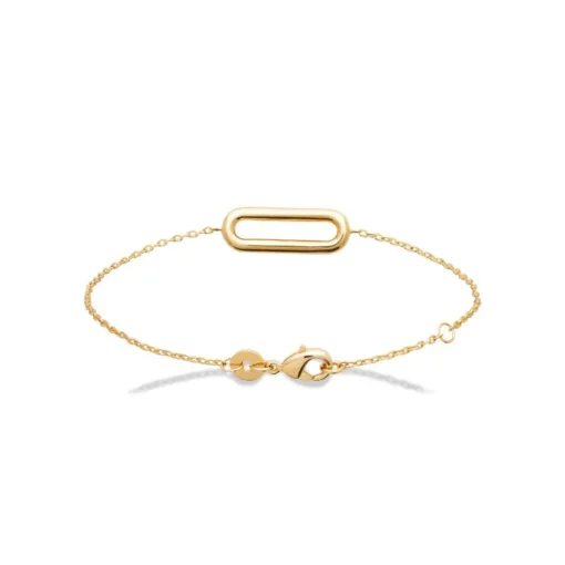Bracelet femme maillon ovale plaqué or Maison de la Bijouterie UYZWUVZV