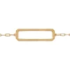Bracelet femme maillon rectangulaire Maison de la Bijouterie UYZVUZZV