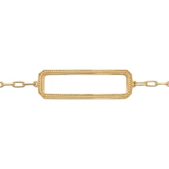 Bracelet femme maillon rectangulaire Maison de la Bijouterie UYZVUZZV