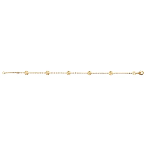 Bracelet Femme Maison de la Bijouterie Sensimio UYZU00ZV Plaqué or