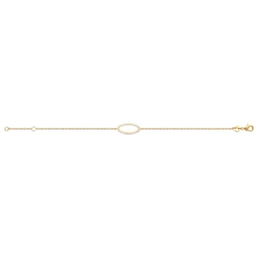 Bracelet Femme Maison de la Bijouterie Sensimio UW344VZV Plaqué or