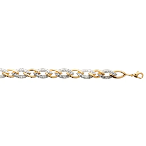 Bracelet femme oxyde de zirconium plaqué or Maison de la Bijouterie UW0W0WZU