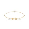 Bracelet femme oxyde de zirconium plaqué or Maison de la Bijouterie UW3WW0ZV