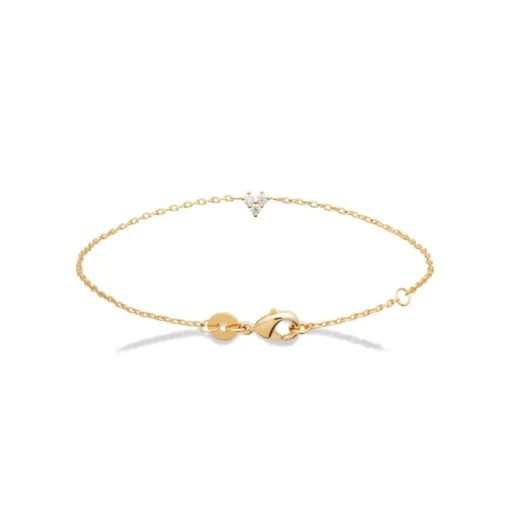 Bracelet femme oxyde de zirconium plaqué or Maison de la Bijouterie UW3W6WZV