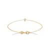 Bracelet femme oxyde de zirconium plaqué or Maison de la Bijouterie UW3W66ZV