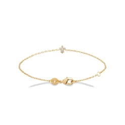 Bracelet femme oxyde de zirconium plaqué or Maison de la Bijouterie UW3W66ZV