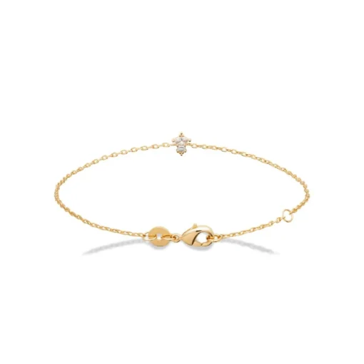Bracelet femme oxyde de zirconium plaqué or Maison de la Bijouterie UW3W66ZV