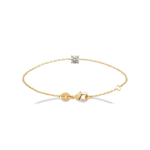 Bracelet femme oxyde de zirconium plaqué or Maison de la Bijouterie UW3005ZV