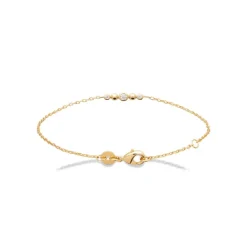 Bracelet femme oxyde de zirconium plaqué or Maison de la Bijouterie UW3W40ZV