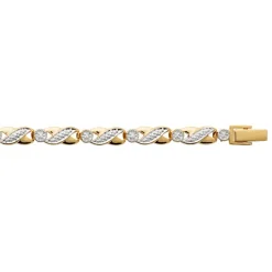 Bracelet femme oxyde de zirconium plaqué or Maison de la Bijouterie UW0W0VZU