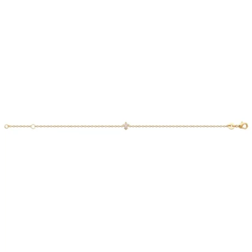 Bracelet femme oxyde de zirconium plaqué or Maison de la Bijouterie UW3W66ZV