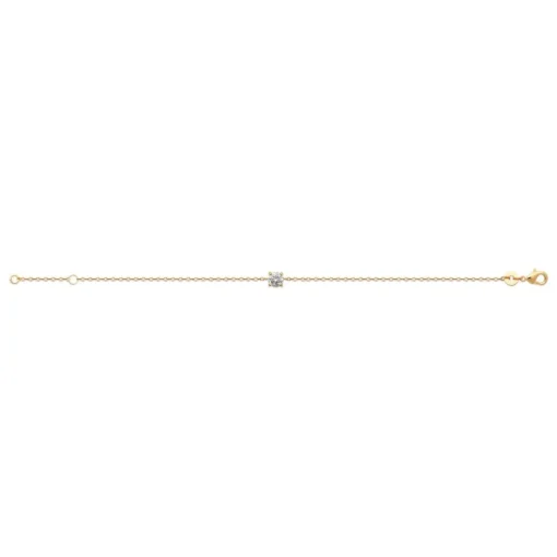 Bracelet femme oxyde de zirconium plaqué or Maison de la Bijouterie UW3005ZV