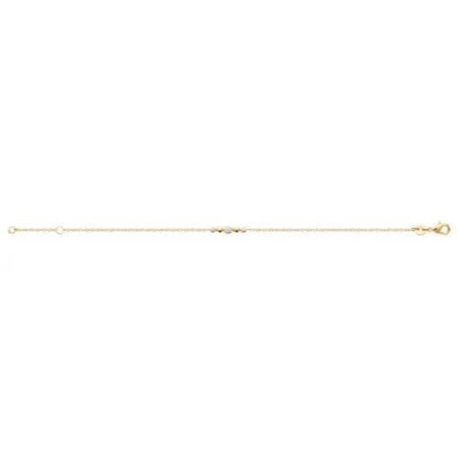 Bracelet femme oxyde de zirconium plaqué or Maison de la Bijouterie UW3W40ZV