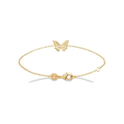 Bracelet femme papillon plaqué or Maison de la Bijouterie UYYZYYZV