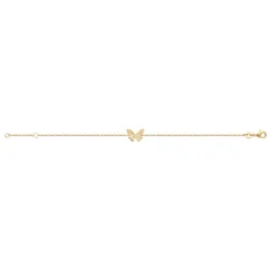 Bracelet femme papillon plaqué or Maison de la Bijouterie UYYZYYZV