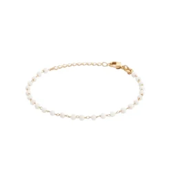 Bracelet femme pierre de lune plaqué or Maison de la Bijouterie UW3466ZV