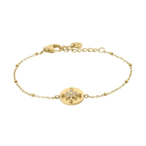 Bracelet Femme Pierre Lannier Bijoux Persea - BJ21A1201 Acier Doré