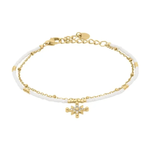 Bracelet Femme Pierre Lannier Bijoux Antharea - BJ25A8211 Acier Doré