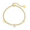 Bracelet Femme Pixies Bijoux Marguerite - PBM0057-1WHT Acier