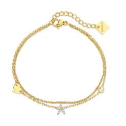 Bracelet Femme Pixies Bijoux Marguerite - PBM0057-1WHT Acier