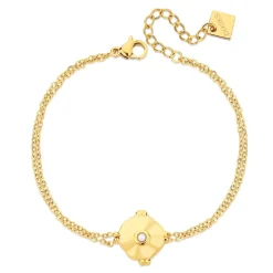 Bracelet Femme Pixies Bijoux - PBM0023-1PRL Acier Blanc