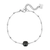 Bracelet Femme Pixies Bijoux - PBS0039-2BKO Acier Noir