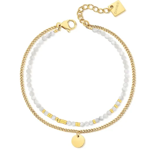 Bracelet Femme Pixies Bijoux - PBM0048-1MOP Acier Nacre