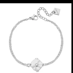 Bracelet Femme Pixies Bijoux - PBM0023-2PRL Acier Blanc