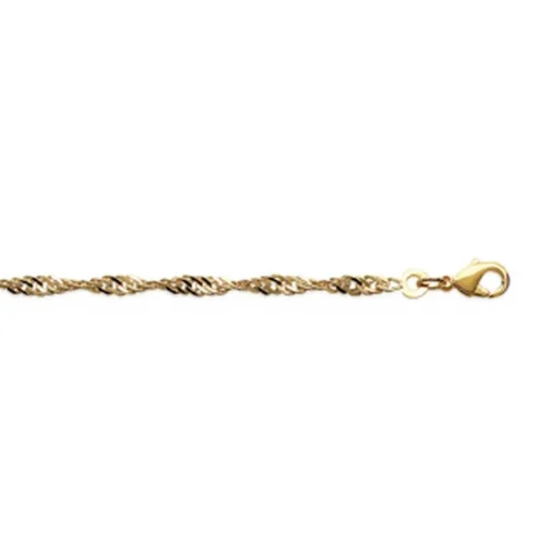 Bracelet femme plaqué or 3 mm - YV600VZV