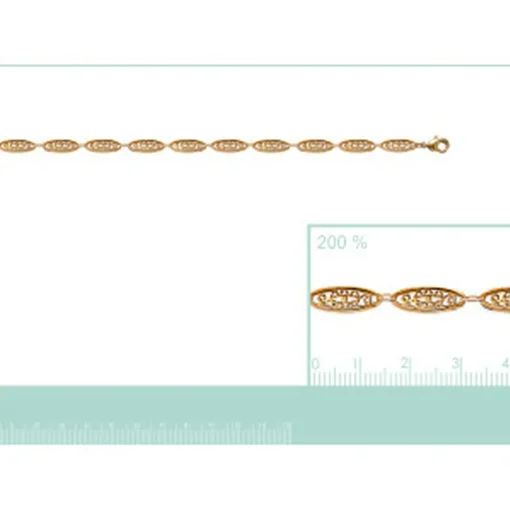 Bracelet femme plaqué or - YU06W0ZV