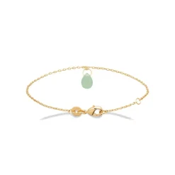 Bracelet femme plaqué or aventurine Maison de la Bijouterie UW40ZUZV